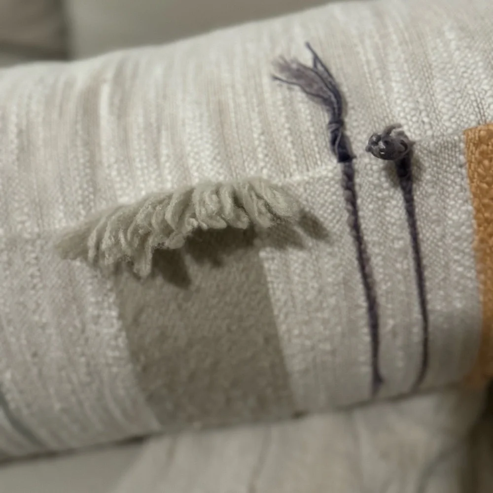 URBAN OUTFITTERS / Anthropologie~ XL Throw Lumbar  Pillow 14” x 40”